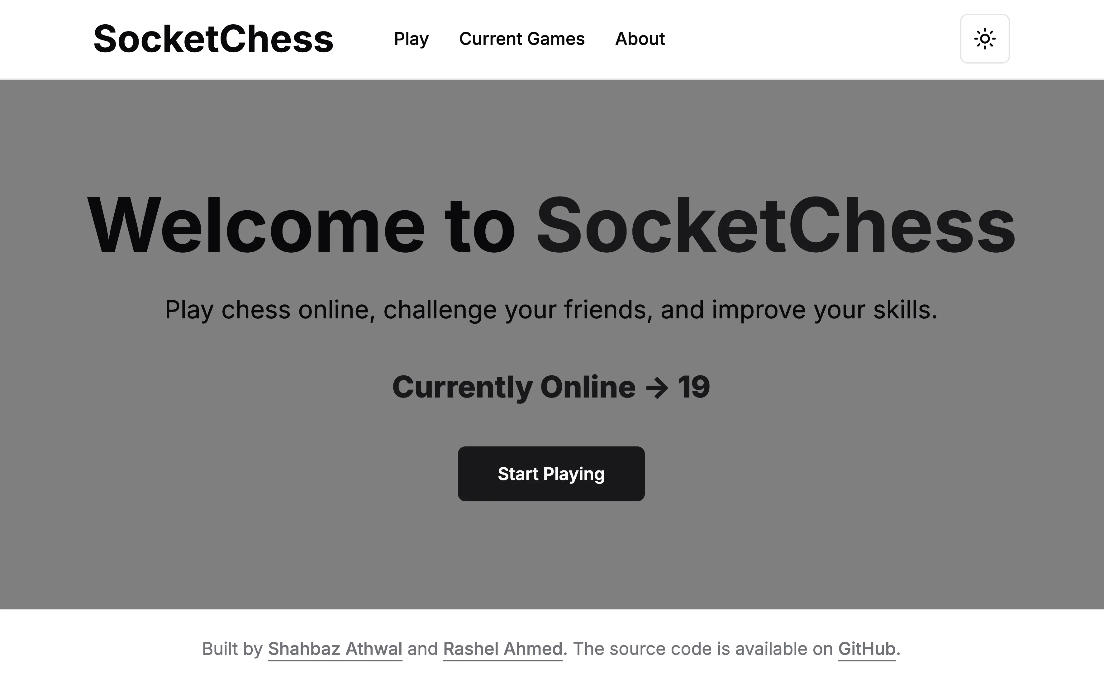 Socket Chess